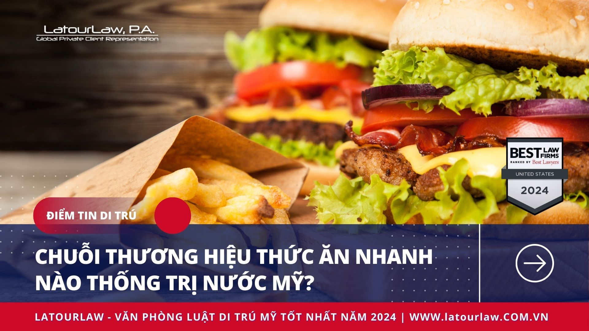 CHUỖI THƯƠNG HIỆU THỨC ĂN NHANH NÀO THỐNG TRỊ NƯỚC MỸ?