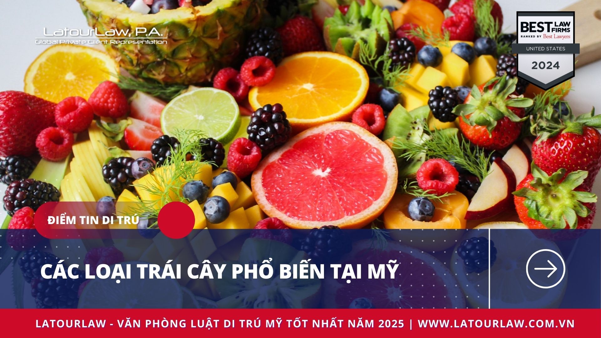 CÁC LOẠI TRÁI CÂY PHỔ BIẾN TẠI MỸ