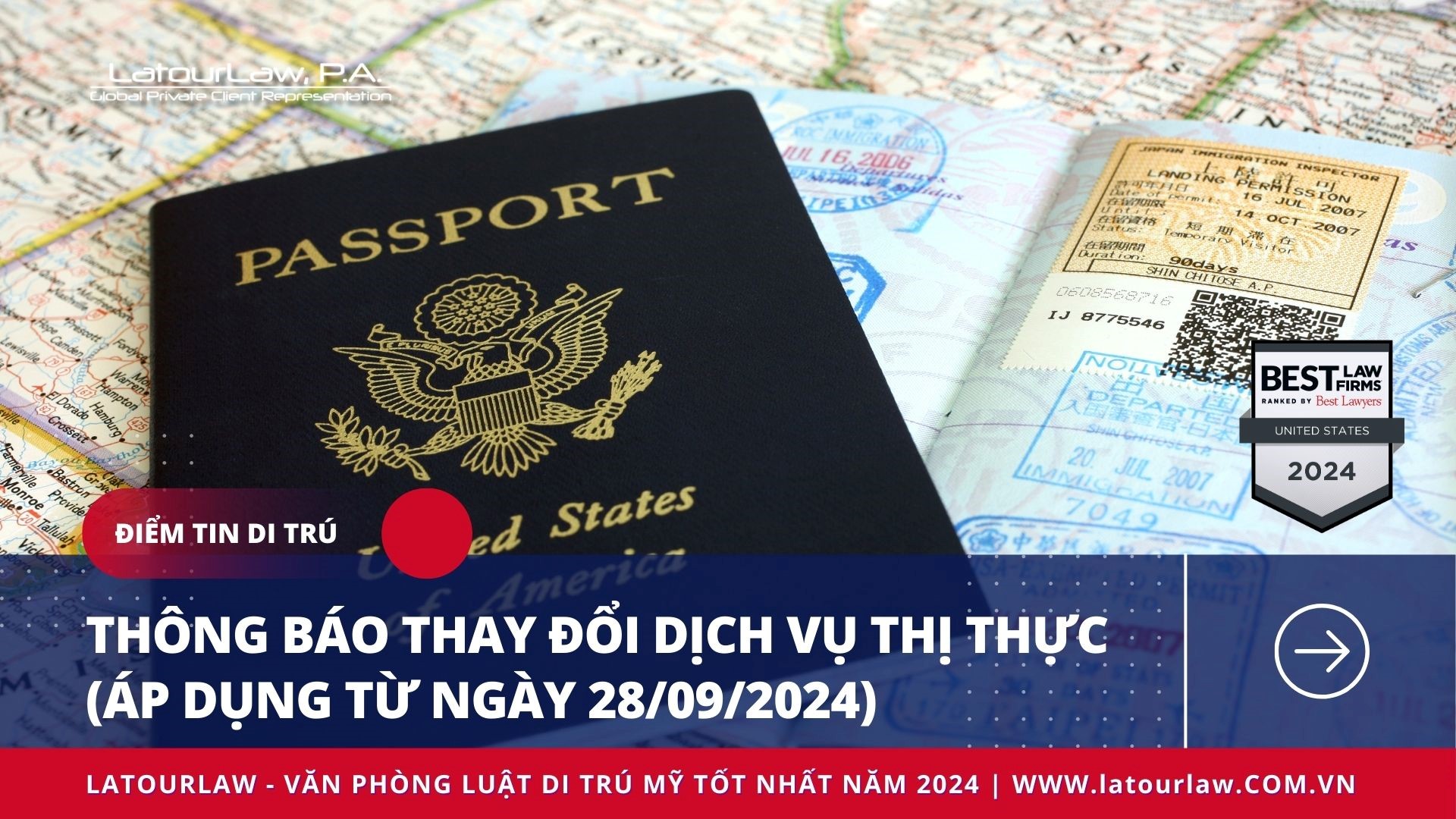 THÔNG BÁO THAY ĐỔI DỊCH VỤ THỊ THỰC (ÁP DỤNG TỪ NGÀY 28/09/2024)