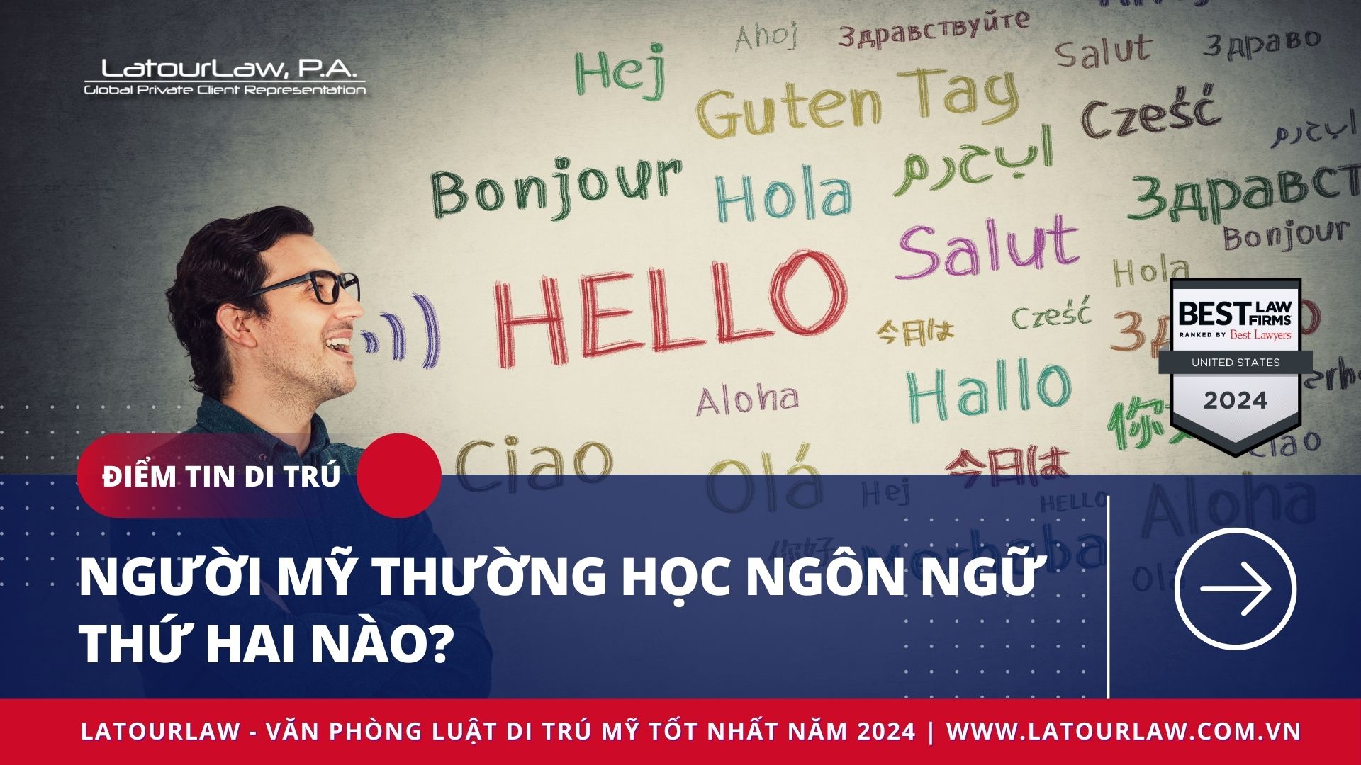 NGƯỜI MỸ THƯỜNG HỌC NGÔN NGỮ THỨ HAI NÀO?