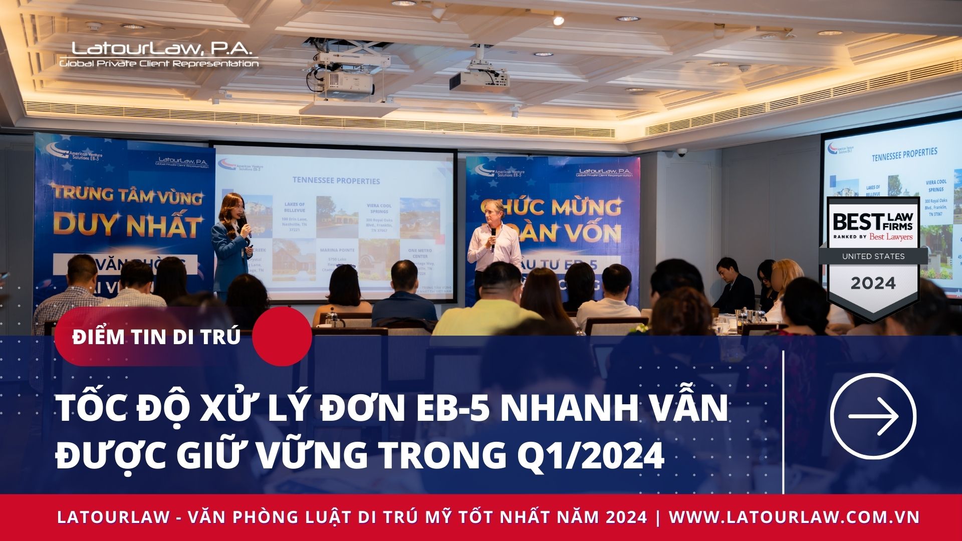 TỐC ĐỘ XỬ LÝ ĐƠN EB-5 NHANH GIỮ VỮNG TRONG Q1/2024