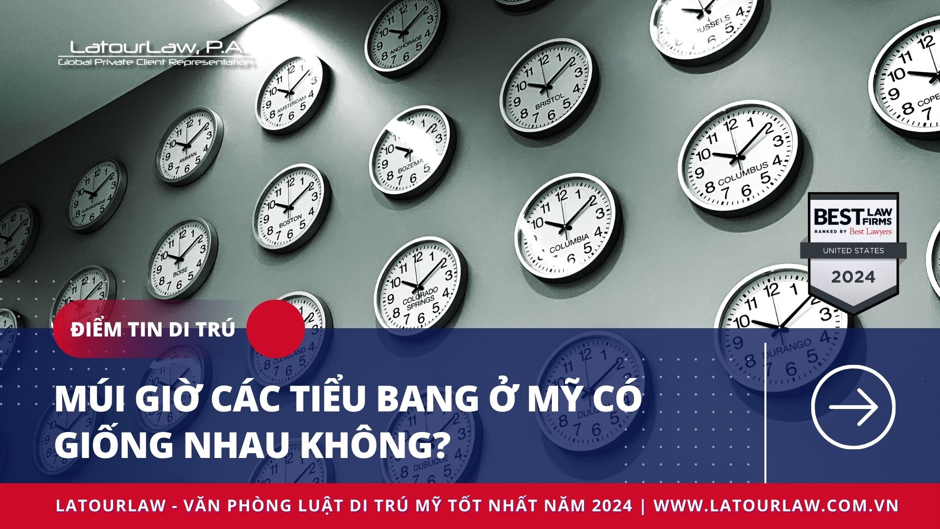 MÚI GIỜ CÁC TIỂU BANG Ở MỸ CÓ GIỐNG NHAU KHÔNG?