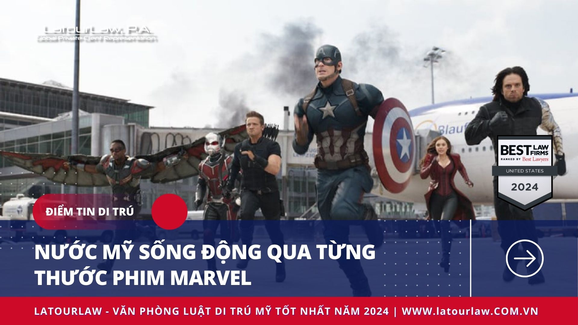 NƯỚC MỸ SỐNG ĐỘNG QUA TỪNG THƯỚC PHIM MARVEL