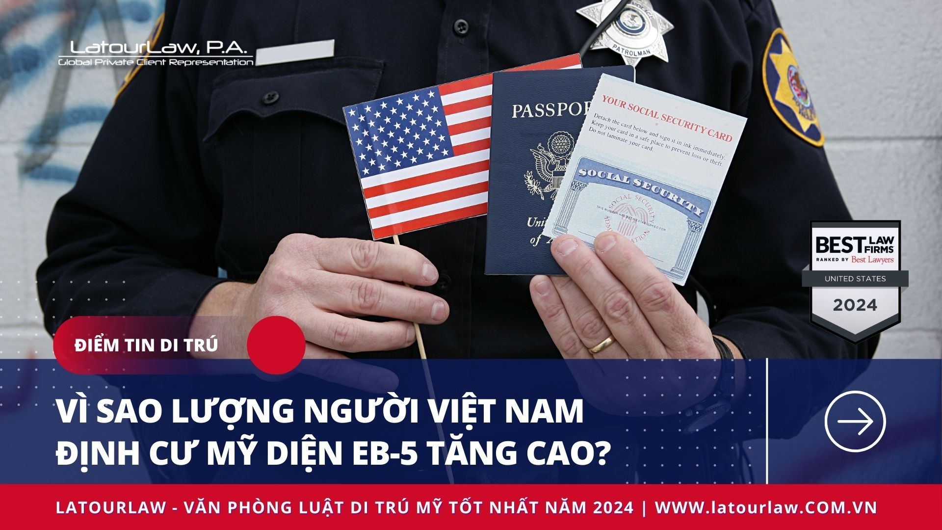 VÌ SAO LƯỢNG NGƯỜI VIỆT NAM ĐỊNH CƯ MỸ DIỆN EB-5 TĂNG CAO?