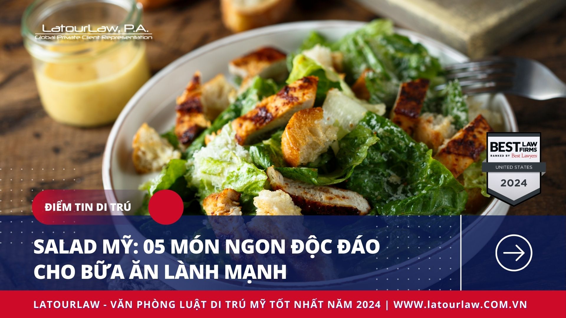 SALAD MỸ: 05 MÓN NGON ĐỘC ĐÁO CHO BỮA ĂN LÀNH MẠNH