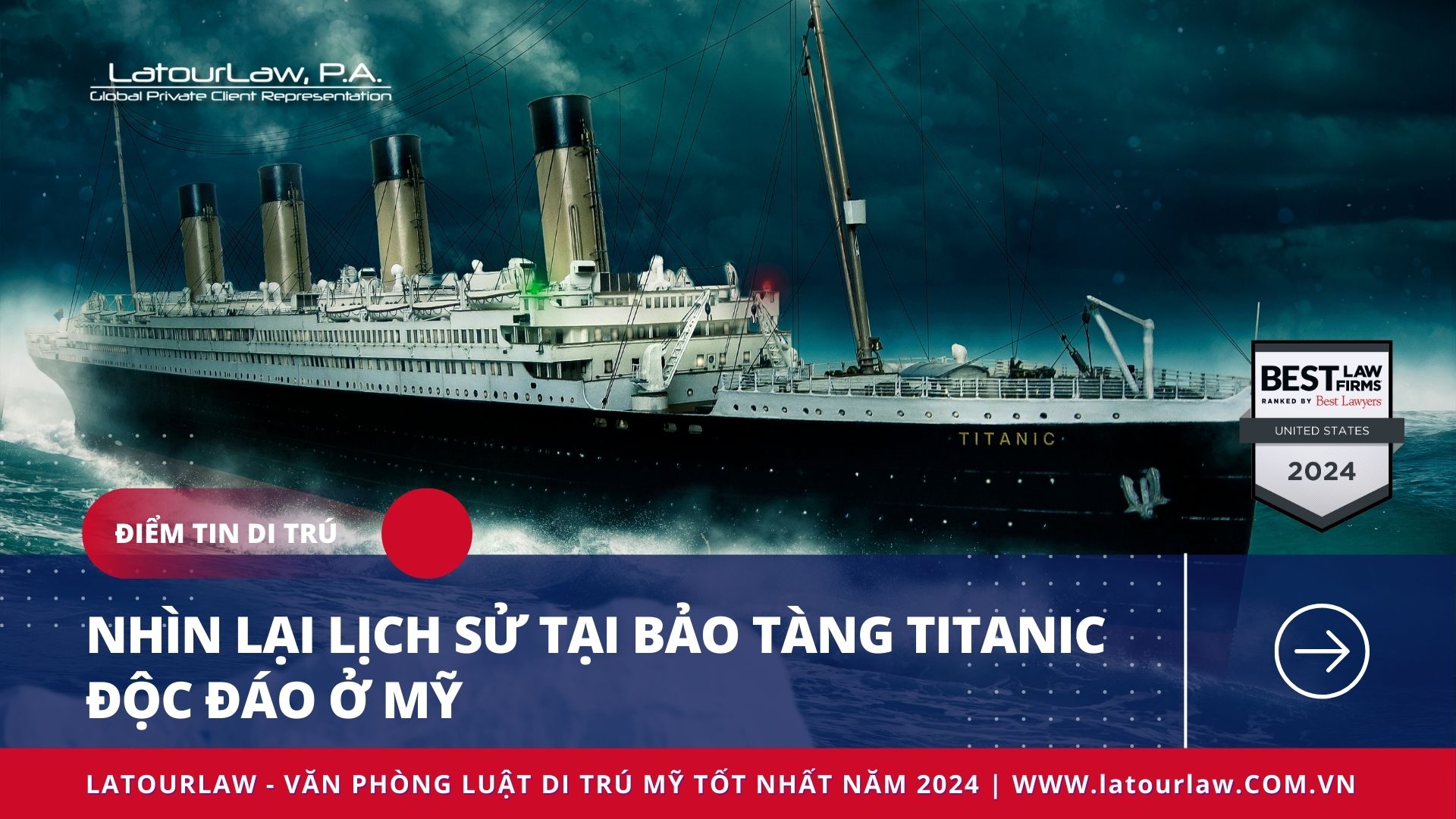 NHÌN LẠI LỊCH SỬ TẠI BẢO TÀNG TITANIC ĐỘC ĐÁO Ở MỸ