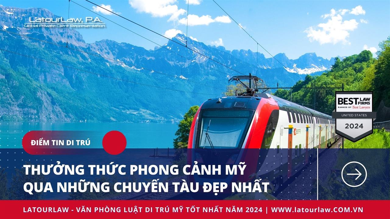 THƯỞNG THỨC PHONG CẢNH MỸ QUA NHỮNG CHUYẾN TÀU ĐẸP NHẤT