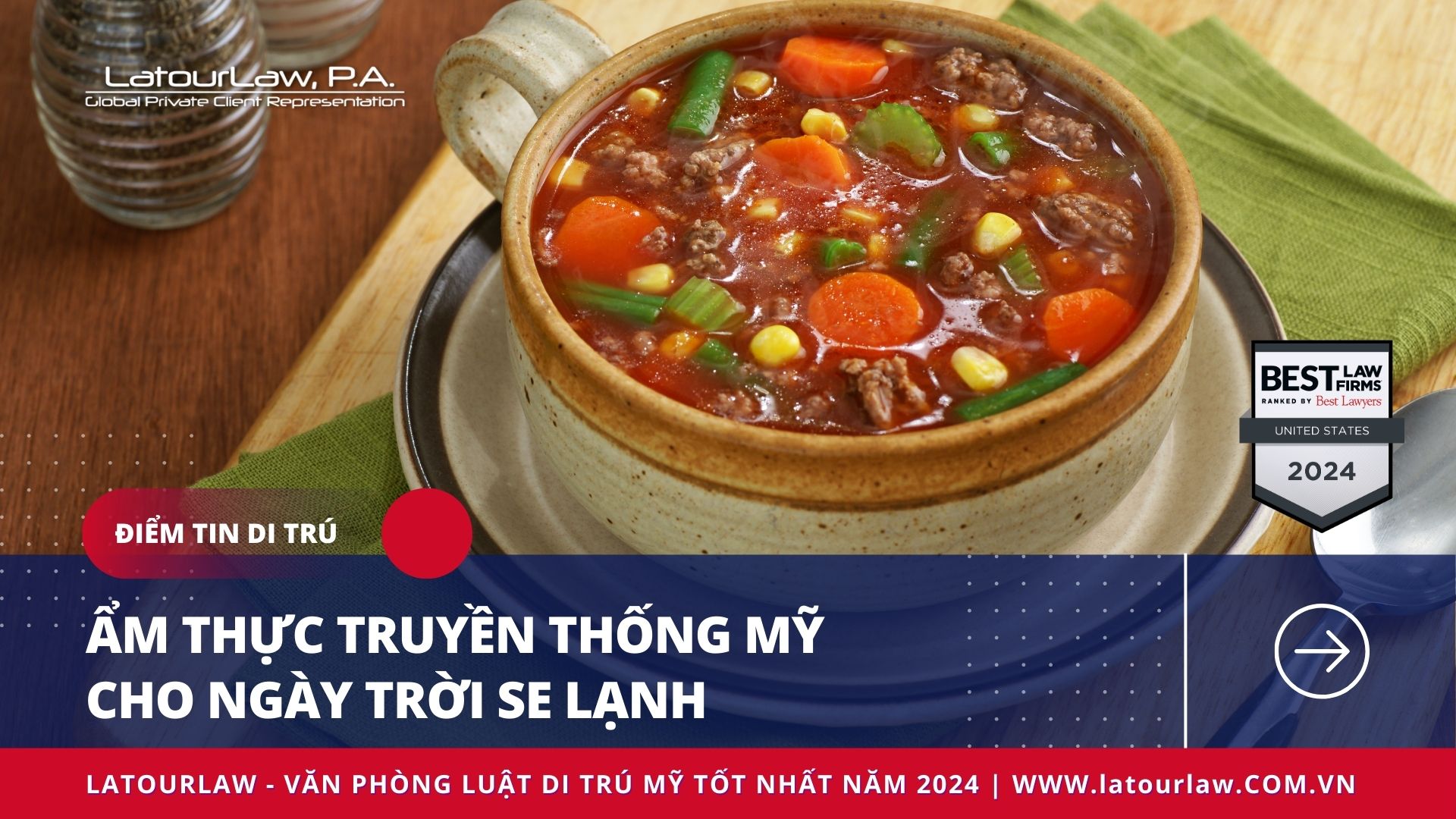 ẨM THỰC TRUYỀN THỐNG MỸ CHO NGÀY TRỜI SE LẠNH