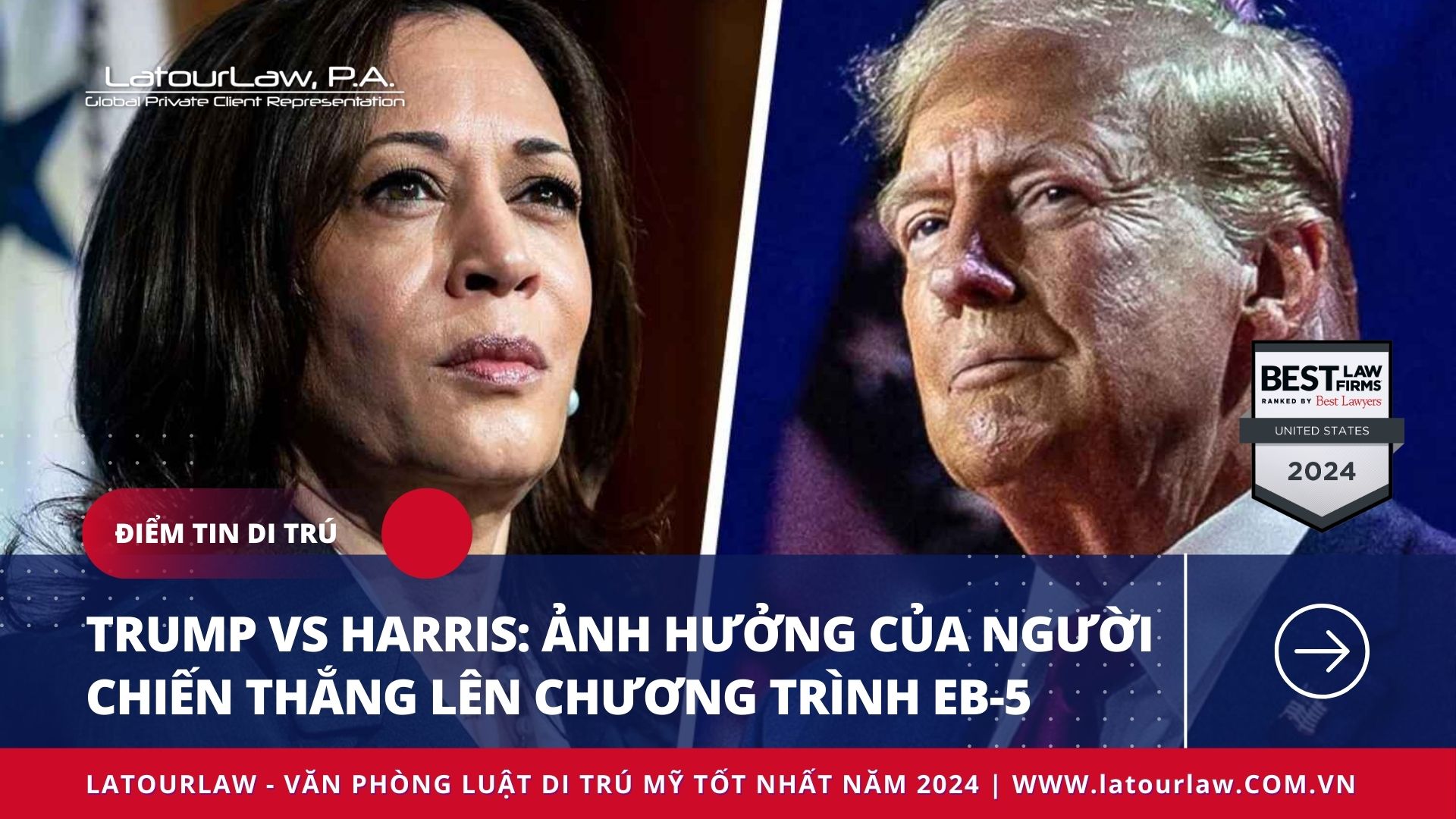 TRUMP VS HARRIS: ẢNH HƯỞNG CỦA NGƯỜI CHIẾN THẮNG LÊN CHƯƠNG TRÌNH EB-5