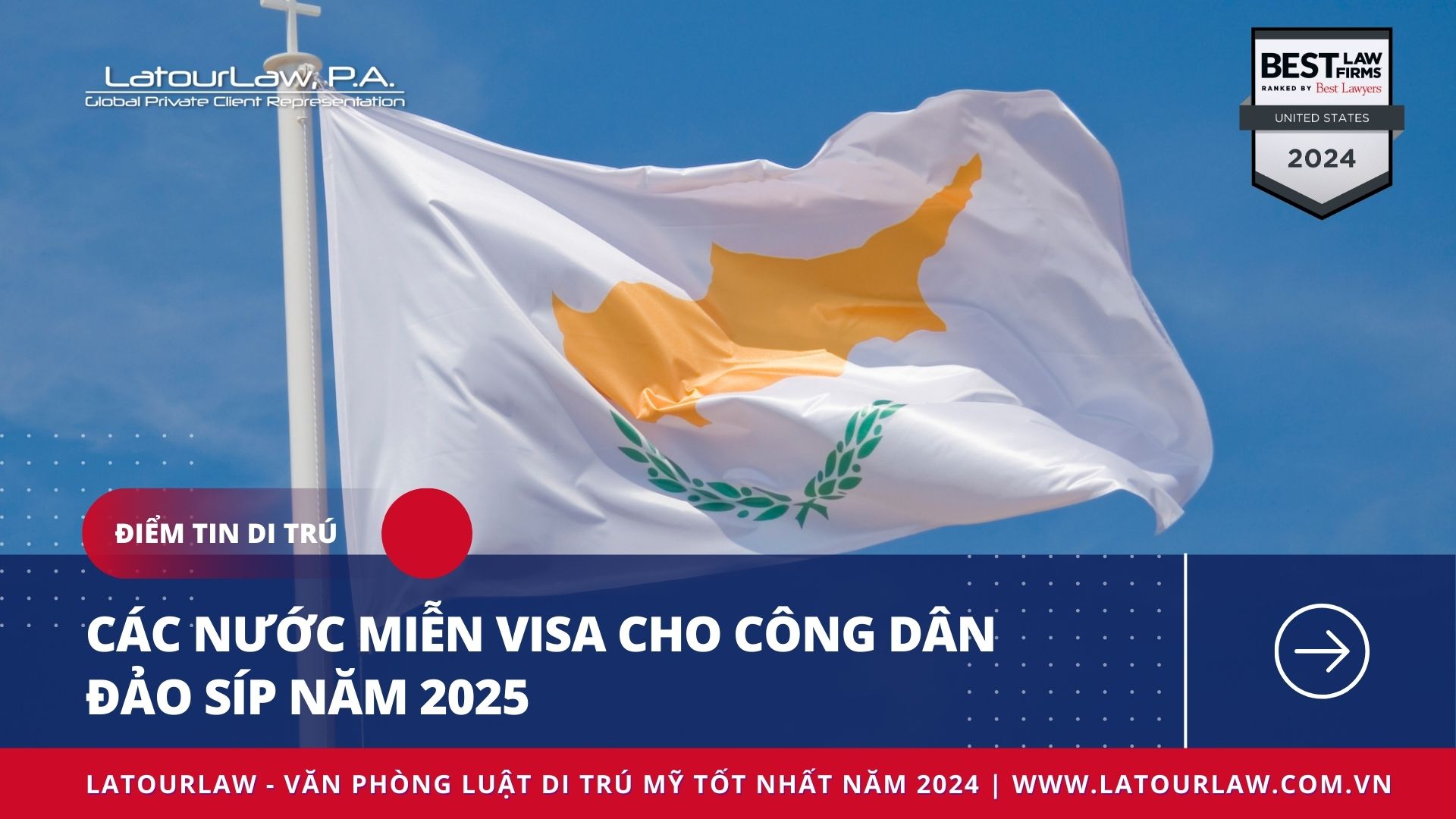 CÁC NƯỚC MIỄN VISA CHO CÔNG DÂN ĐẢO SÍP NĂM 2025