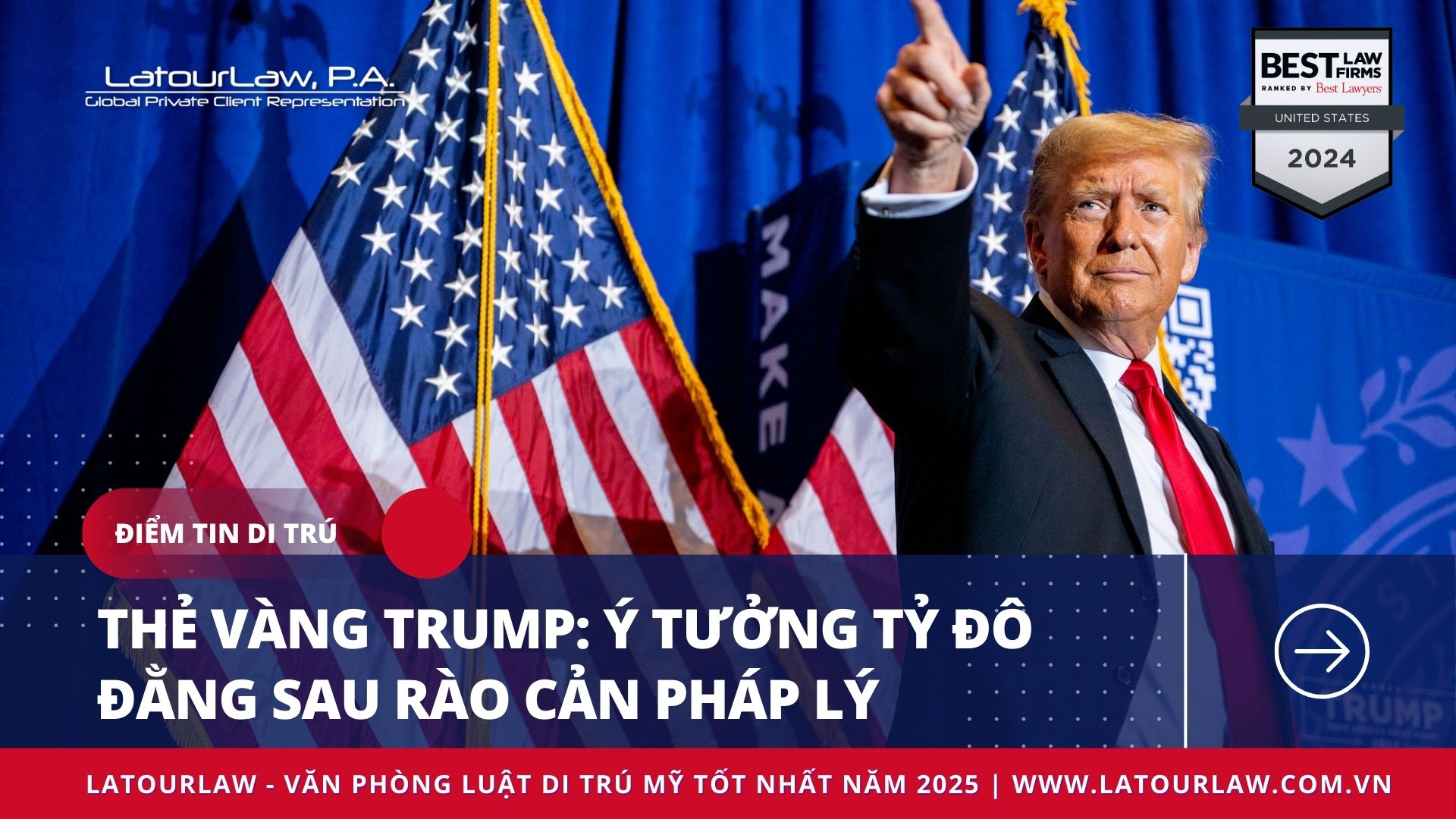 THẺ VÀNG TRUMP: Ý TƯỞNG TỶ ĐÔ ĐẰNG SAU RÀO CẢN PHÁP LÝ