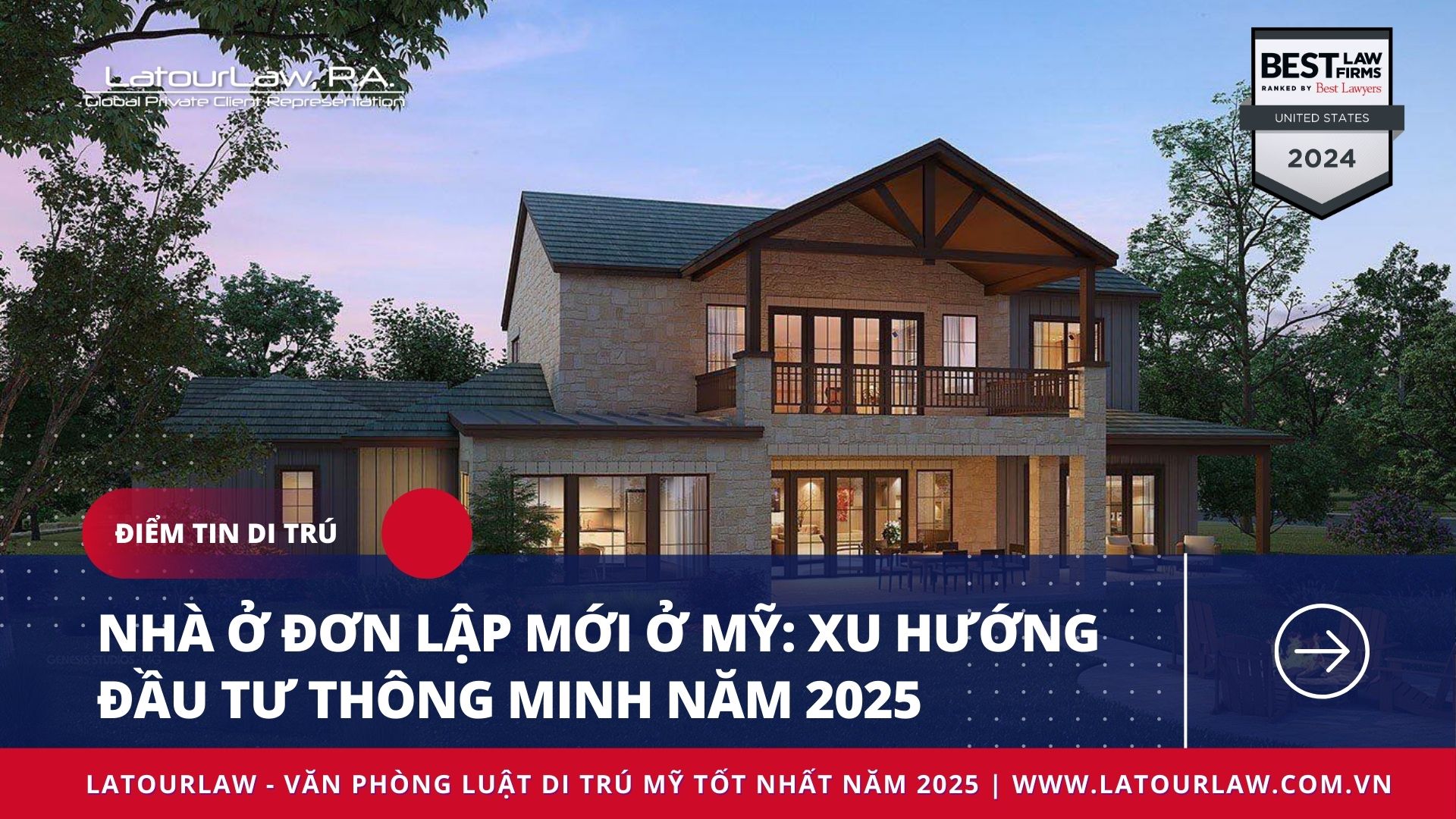 NHÀ Ở ĐƠN LẬP MỚI Ở MỸ: XU HƯỚNG ĐẦU TƯ THÔNG MINH NĂM 2025