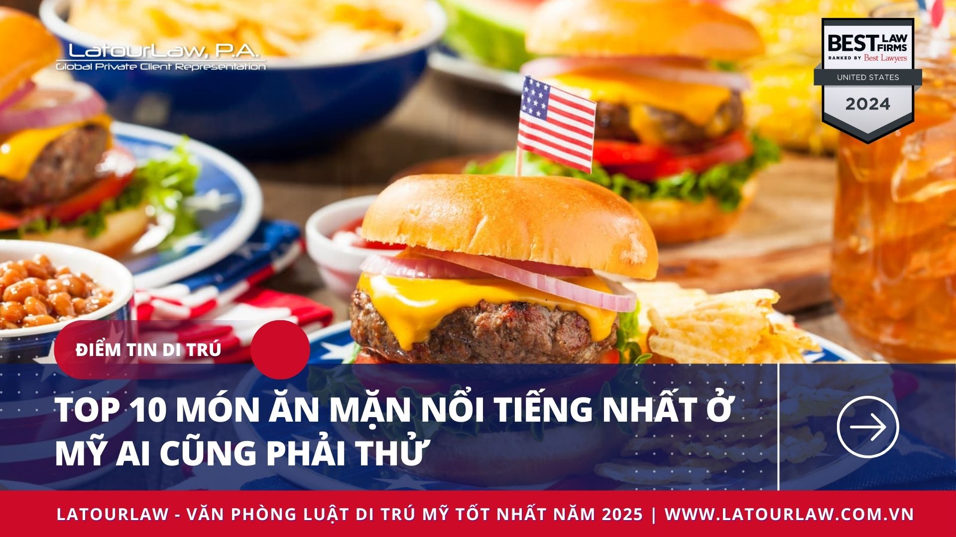 TOP 10 MÓN ĂN MẶN NỔI TIẾNG NHẤT Ở MỸ AI CŨNG PHẢI THỬ